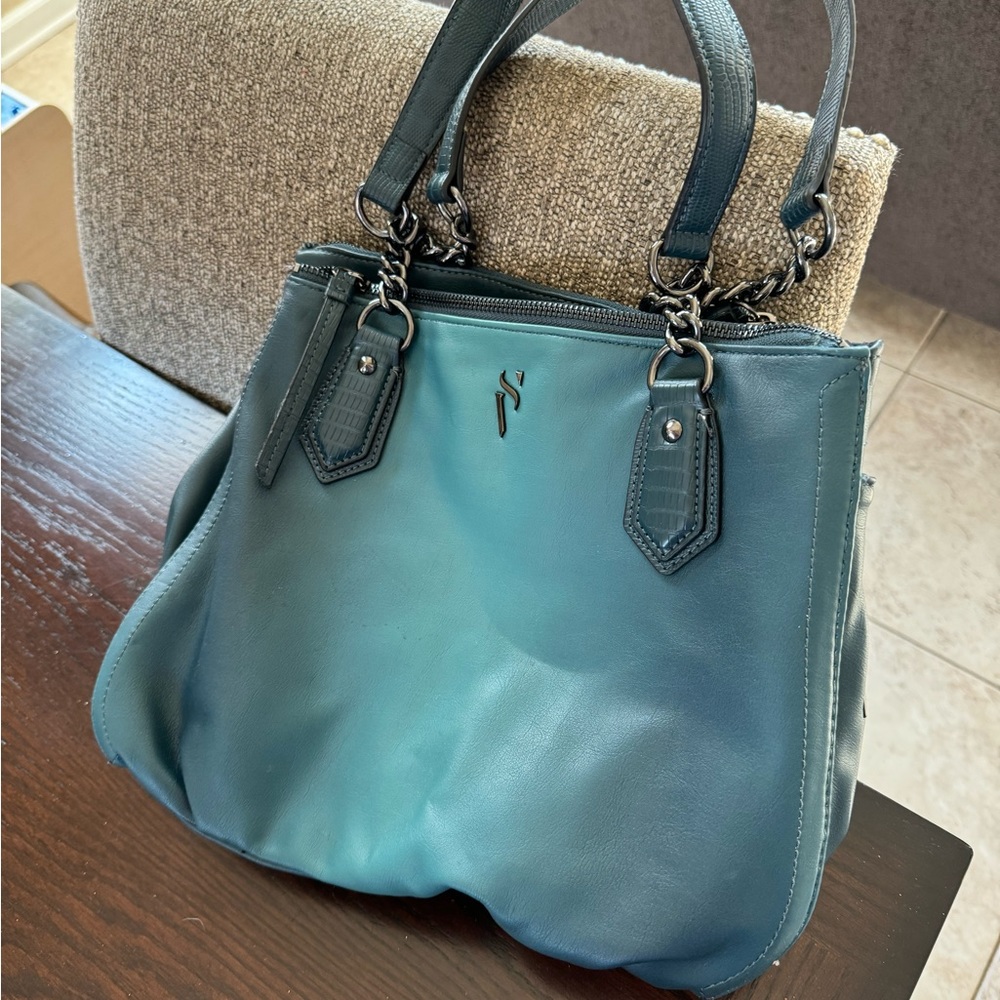Vera wang ombré greenish blue purse
